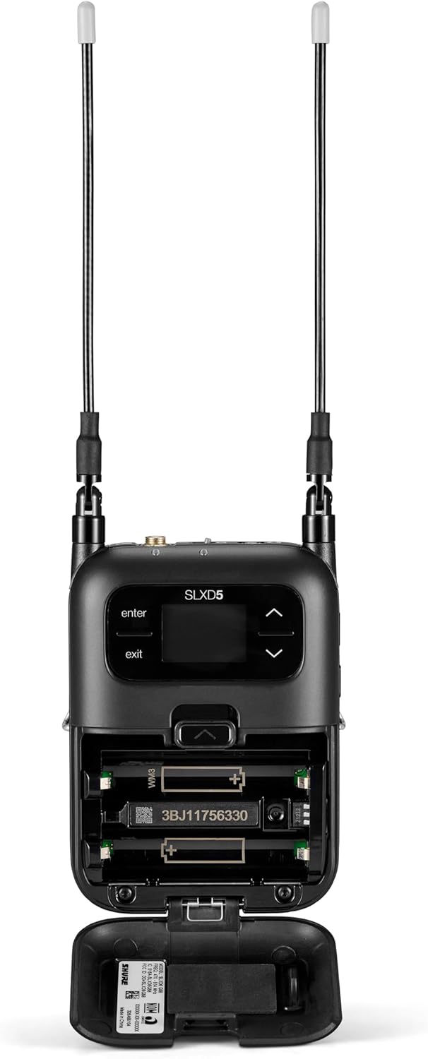 Shure SLXD5-G58 Single-Channel Portable Digital Wireless Receiver - 470 - 514 MHz