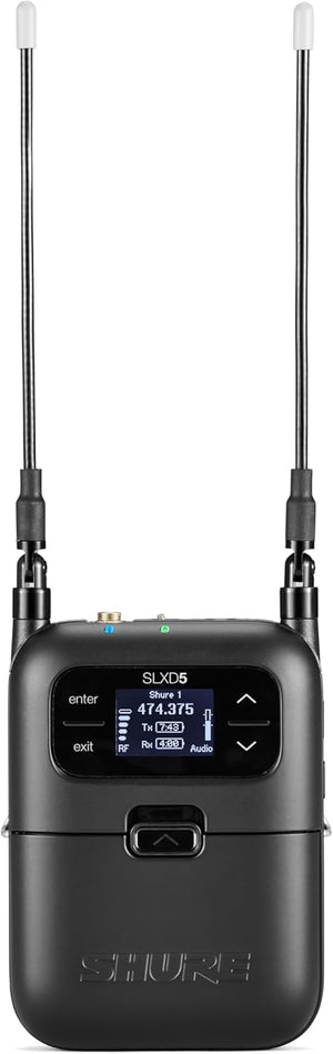 Shure SLXD5-G58 Single-Channel Portable Digital Wireless Receiver - 470 - 514 MHz