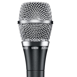 Shure SM86 Cardioid Condenser Handheld, Vocal, Wired Microphone