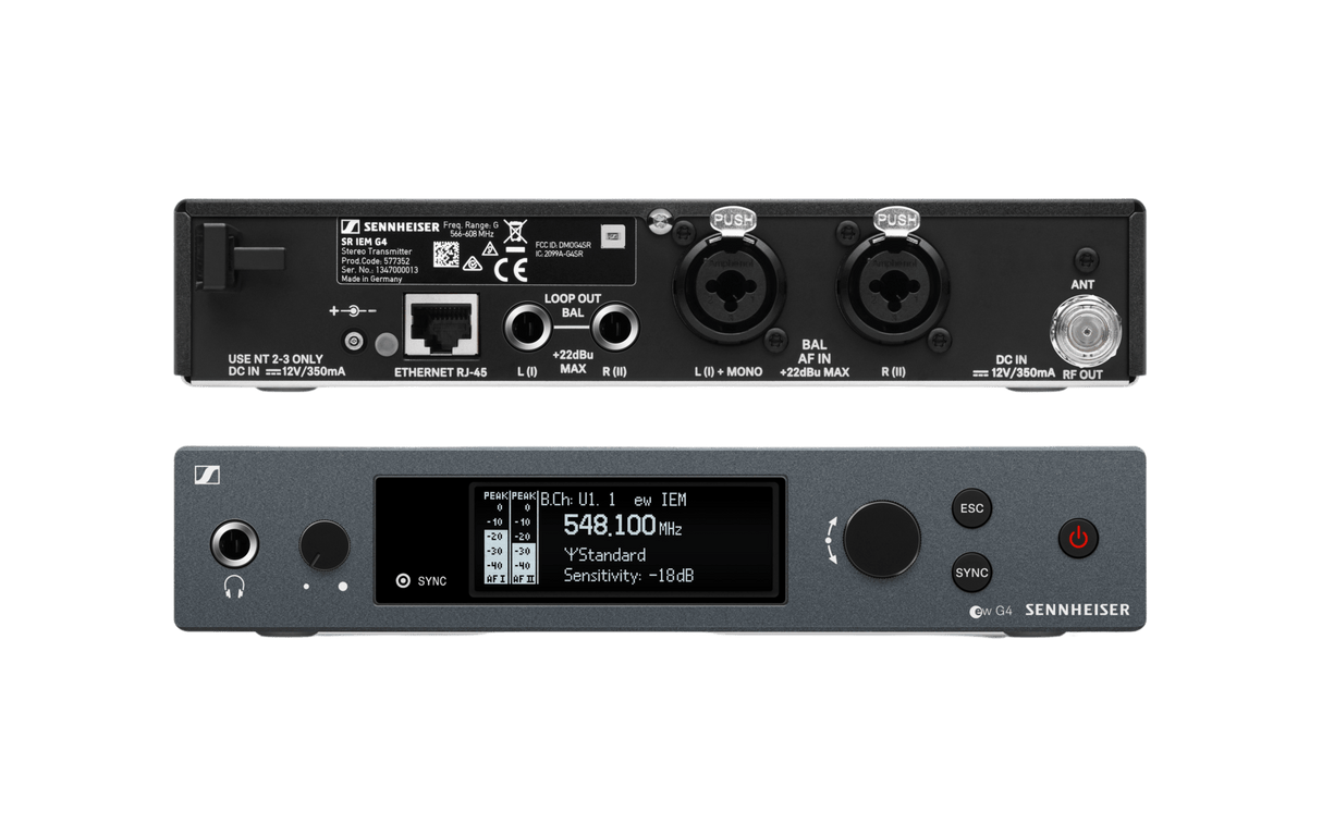 Sennheiser SR IEM G4 Stereo Transmitter (A: 516 to 558 MHz)