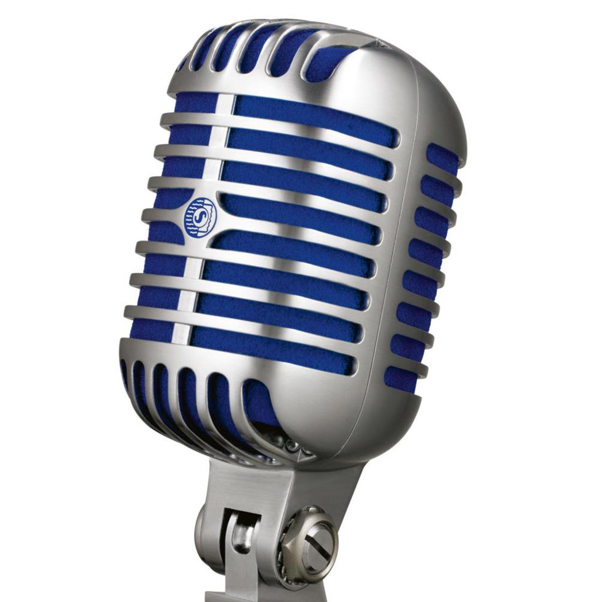 Shure Super 55 Deluxe Vocal Microphone, 60 to 17,000 Hz Frequency Response, 3-pin XLR Output Connectors