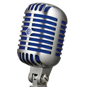 Shure Super 55 Deluxe Vocal Microphone, 60 to 17,000 Hz Frequency Response, 3-pin XLR Output Connectors