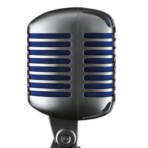 Shure Super 55 Deluxe Vocal Microphone, 60 to 17,000 Hz Frequency Response, 3-pin XLR Output Connectors
