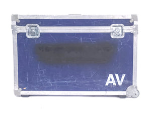 Samsung ME32C 28 Inch Flat panel displays (NEEDS REPAIR) w/ Spare Hardware Kits, TV Bases, Back Mounting Frames, DVI Cable & (1) Remotes in Wheeled Road Case