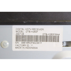 Samsung DTB-H260F Digital HDTV Receiver
