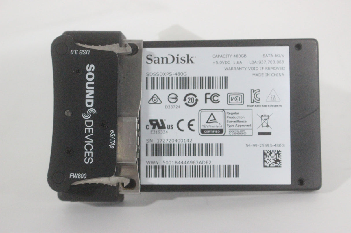 SanDisk Extreme SDSSDXPS Pro-Series 480GB Solid State Hard Drive