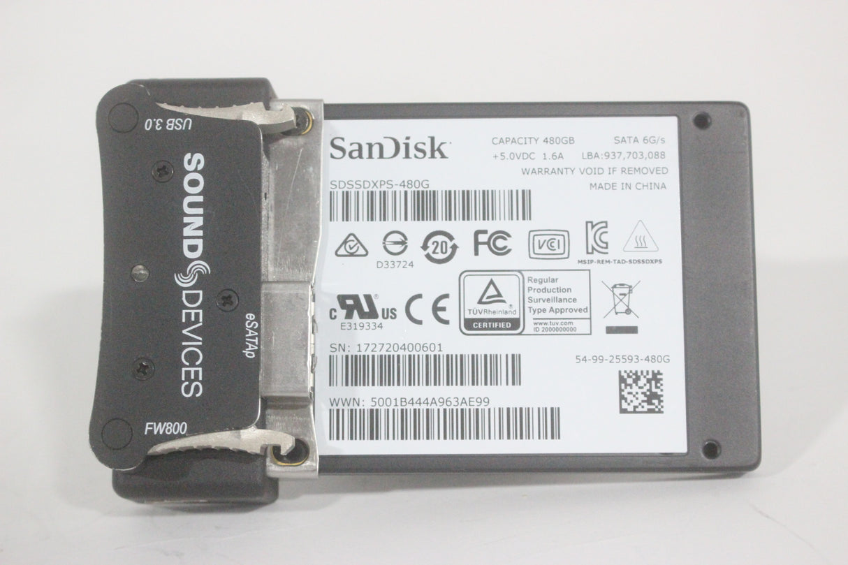 SanDisk Extreme SDSSDXPS Pro-Series 480GB Solid State Hard Drive