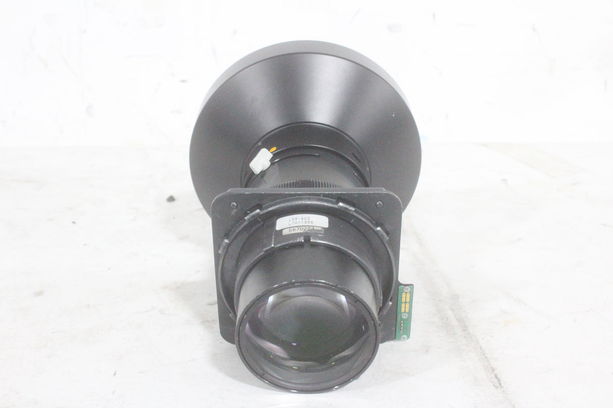 Sanyo LNS-W03 Short Throw On Axial Projector Lens 0.8:1 w/ Hard Carrying Case