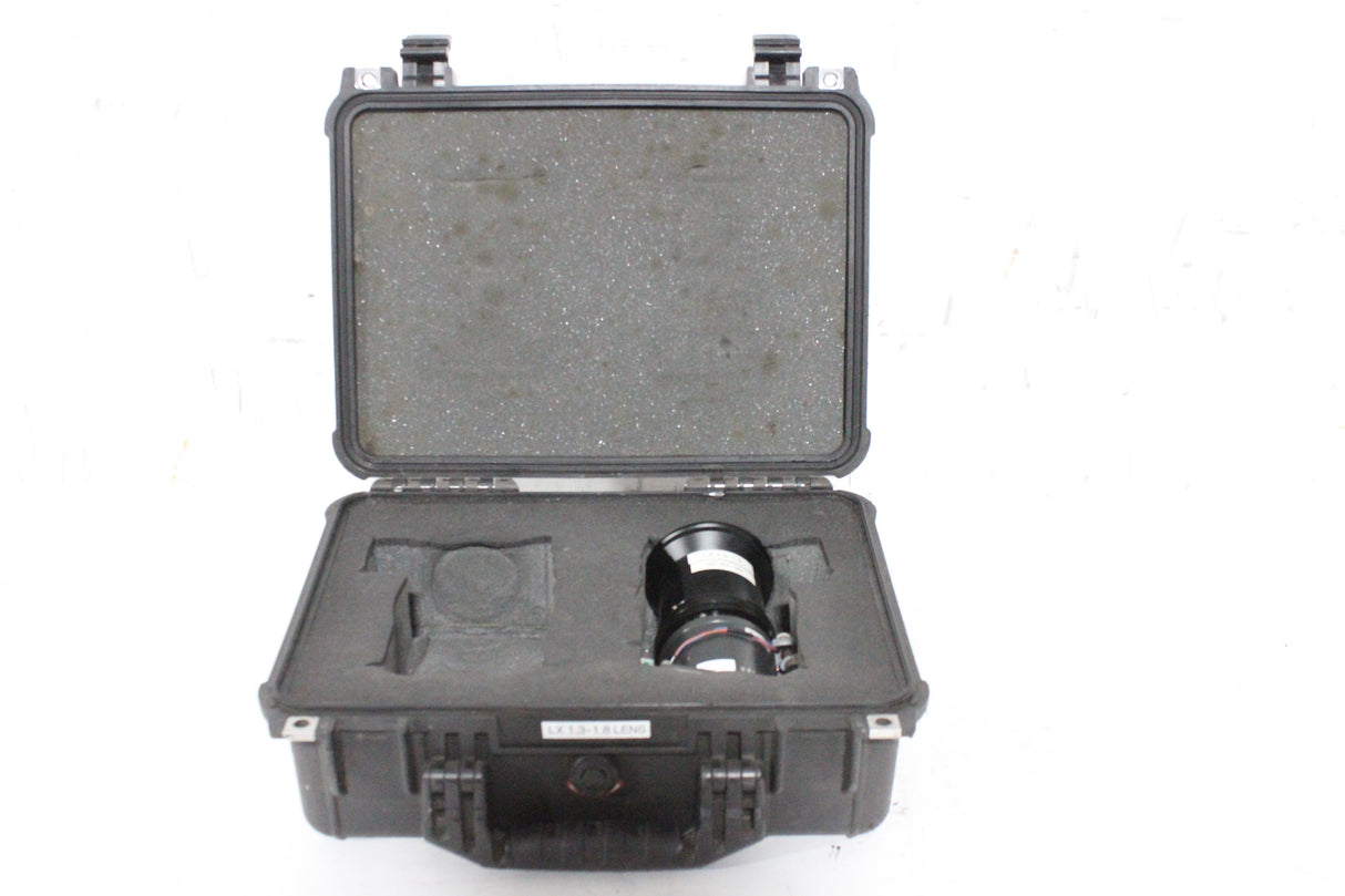 Sanyo LNS-W31A (1.3-1.8:1) Short Zoom Lens In 1450 Pelican Hard Carrying Case (Holds 2 Lenses)