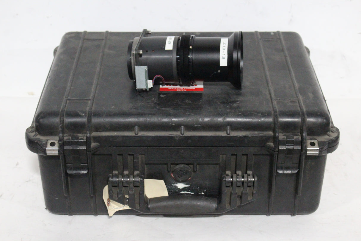 Sanyo LNS-W31A Zoom Projector Lens, 1.5x in Pelican 1550 Hard Carry Case