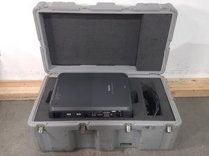 Sanyo PDG-DHT8000L 8,000 Lumens HD 1-Chip DLP Projector (144 Hours) w/ Remote and PSU in Rolling Hard Case