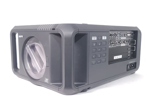Sanyo PDG-DHT8000L 8,000 Lumens HD 1-Chip DLP Projector (144 Hours) w/ Remote and PSU in Rolling Hard Case