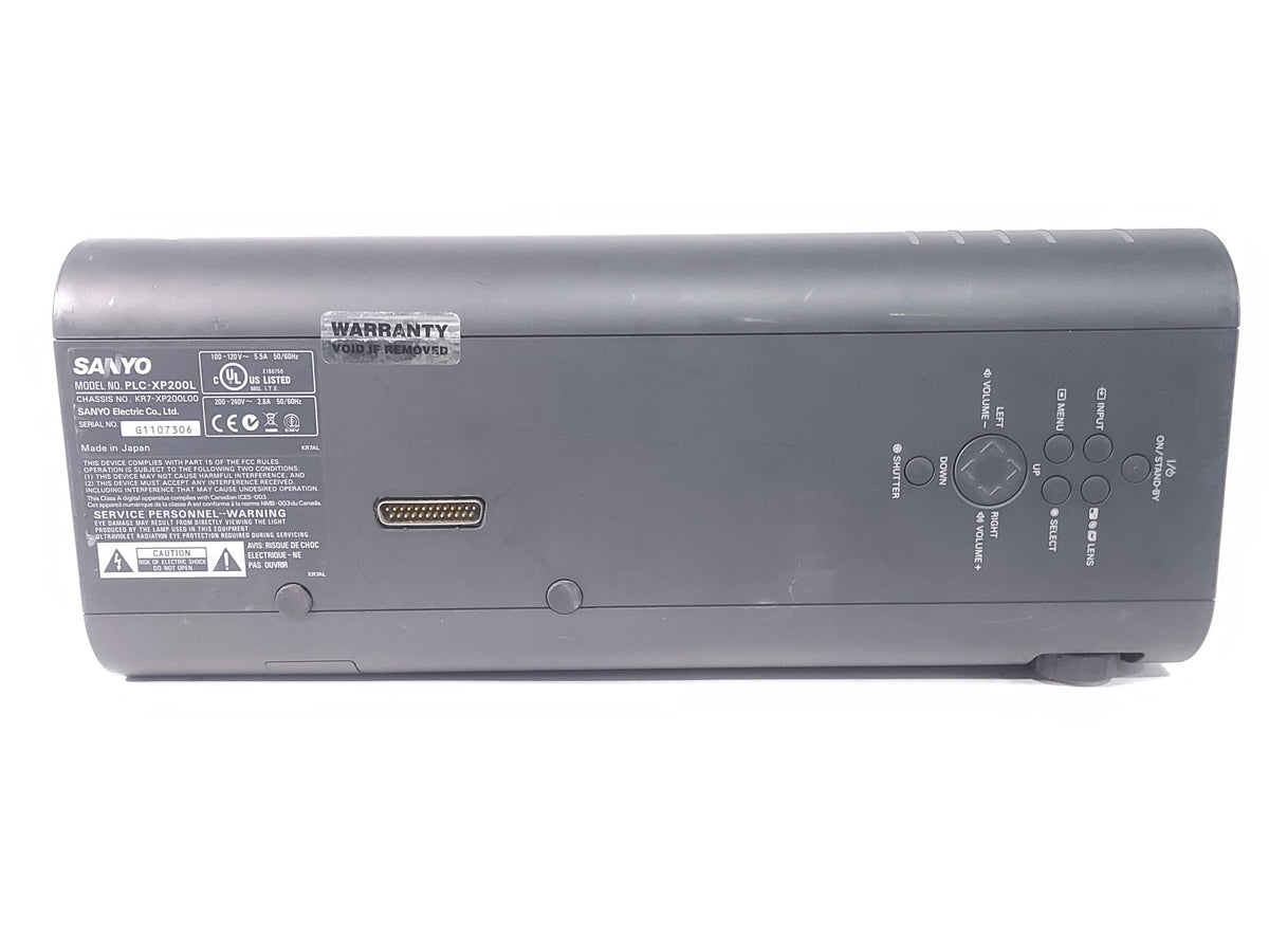 Sanyo PLC-XP200L 7,000 Lumens XGA 1.30 3LCD Large Venue Projector (366 Hours)