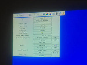 Sanyo PLC-XP200L 7,000 Lumens XGA 1.30 3LCD Large Venue Projector (456) Hours