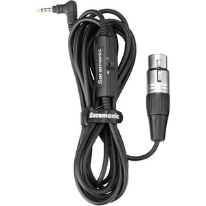 Saramonic SR-XLR35 Female to 3.5mm TRRS Microphone Adapter Cable