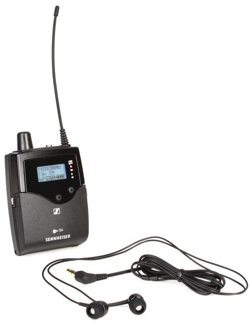 Sennheiser EK IEM G4 Stereo Bodypack Receiver with IE 4 Earphones (G: 566 to 608 MHz)