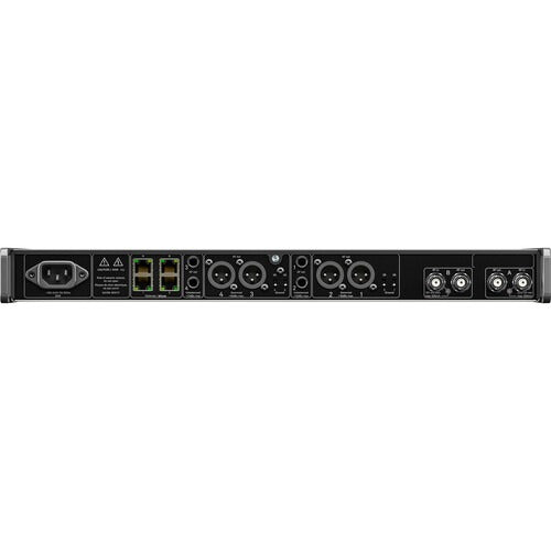 Sennheiser EM4 DANTE (R1-9) Four-Channel Digital Rackmount Receiver with Dante (R1-9: 520 to 607 MHz)