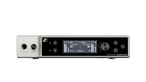 Sennheiser EW-DX EM 2 Two-Channel Digital Rackmount Receiver (R1-9: 520 to 607 MHz)