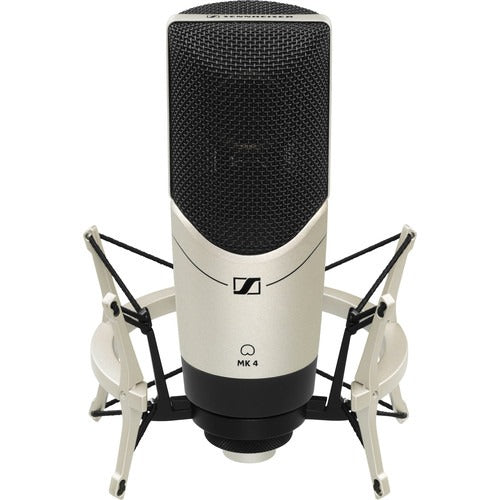 Sennheiser MK4 SET Large-diaphragm, Side-Address Cardioid Condenser Microphone with Shockmount