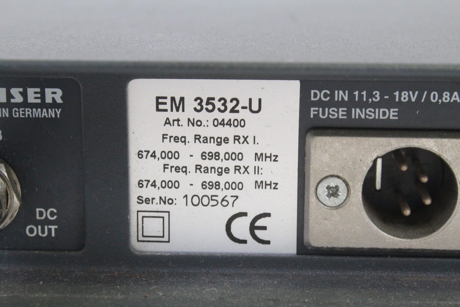 Sennheiser EM3532-U Mikroport Dual Receiver (674-698Mhz)