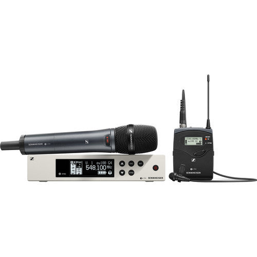 Sennheiser EW 100 G4-ME2/835-S-A1 Wireless Lavalier/Vocal Combo Set (470 - 516Mhz)