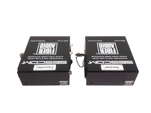 Sescom SES-X-FA2 Portable 2-Channel Mic & Line Level Audio Over Fiber Extender in Box
