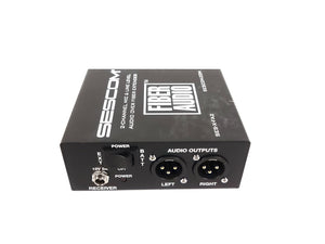 Sescom SES-X-FA2 Portable 2-Channel Mic & Line Level Audio Over Fiber Extender in Box