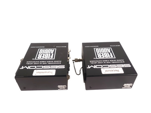 Sescom SES-X-FA2 Portable 2-Channel Mic & Line Level Audio Over Fiber Extender in Box