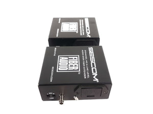 Sescom SES-X-FA2 Portable 2-Channel Mic & Line Level Audio Over Fiber Extender in Box