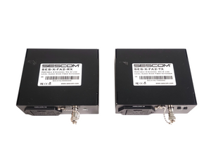 Sescom SES-X-FA2 Portable 2-Channel Mic & Line Level Audio Over Fiber Extender in Box