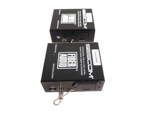 Sescom SES-X-FA2 Portable 2-Channel Mic & Line Level Audio Over Fiber Extender in Box