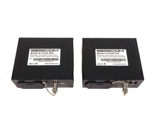 Sescom SES-X-FA2 Portable 2-Channel Mic & Line Level Audio Over Fiber Extender in Box