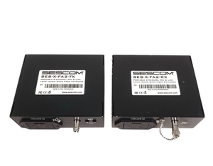 Sescom SES-X-FA2 Portable 2-Channel Mic & Line Level Audio Over Fiber Extender in Box
