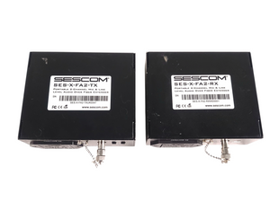 Sescom SES-X-FA2 Portable 2-Channel Mic & Line Level Audio Over Fiber Extender in Box