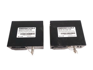 Sescom SES-X-FA2 Portable 2-Channel Mic & Line Level Audio Over Fiber Extender in Box