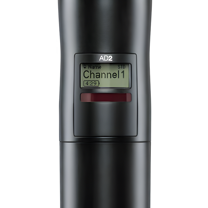 Shure AD2/KSM9 - Handheld Wireless Microphone Transmitter in Black Finish (G57 Band: 470-608 MHz)