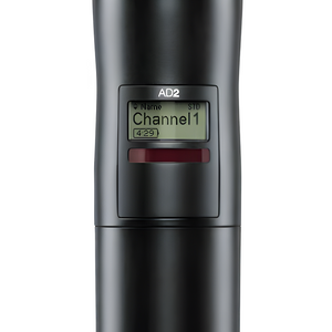 Shure AD2/KSM9 - Handheld Wireless Microphone Transmitter in Black Finish (G57 Band: 470-608 MHz)