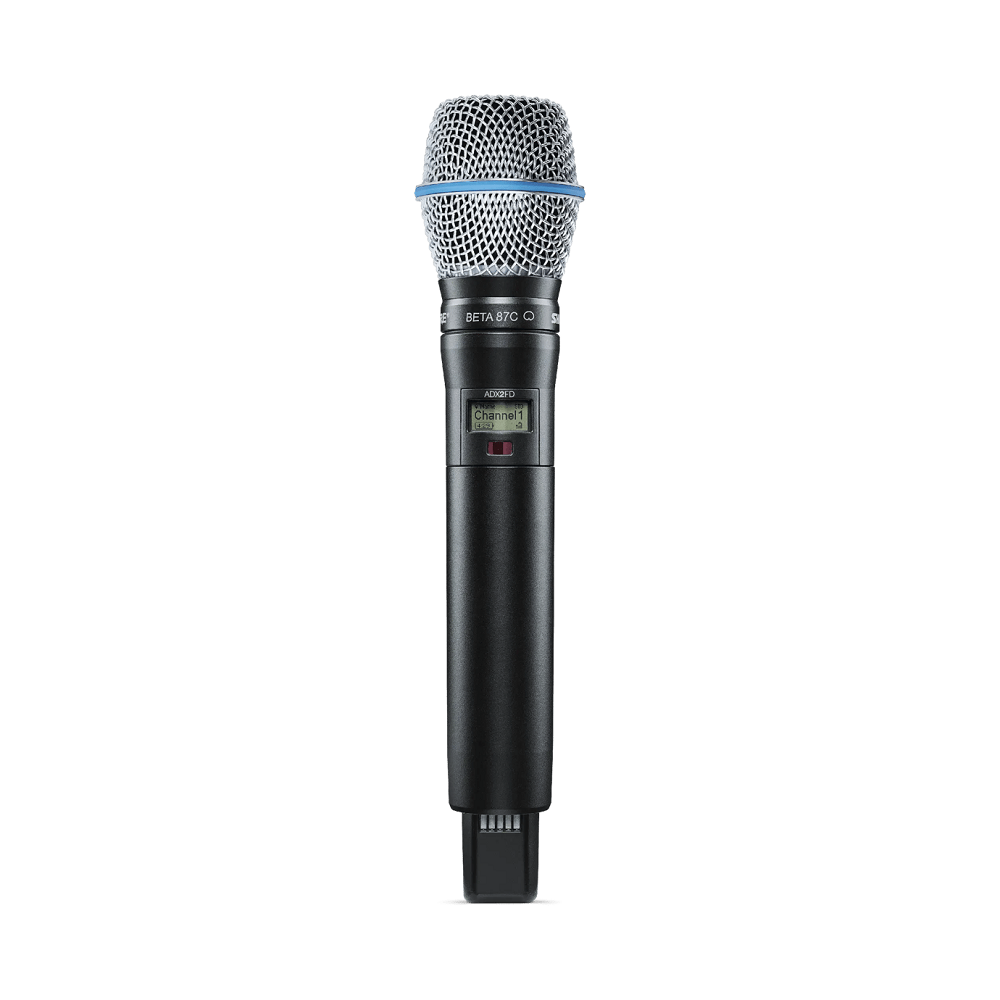 Shure ADX2FD/B87C Handheld Wireless Microphone Transmitter (X55: 941-960 MHz)
