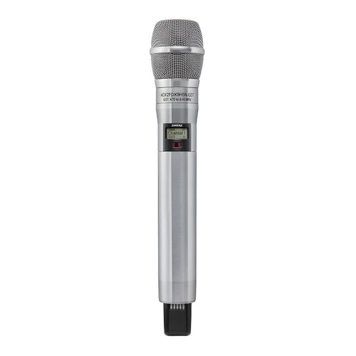 Shure ADX2FD/K9HSN-G57 Digital Handheld Wireless Microphone Transmitter with KSM9HS Capsule (G57: 470 to 616 MHz, Nickel)