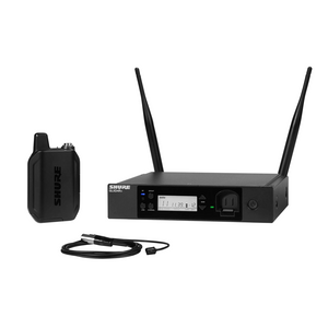 Shure GLXD14R+/93 Dual Band Digital Wireless Rack System with WL93 Lavalier Microphone (Z3: 2.4/5.8GHz)