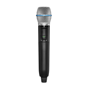 Shure GLXD24R+/B87A Dual-Band Wireless Vocal Rack System with BETA 87A Microphone (Z3: 2.4, 5.8 GHz)