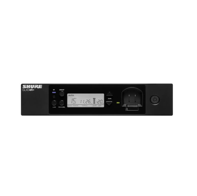 Shure GLXD24R+/B87A Dual-Band Wireless Vocal Rack System with BETA 87A Microphone (Z3: 2.4, 5.8 GHz)