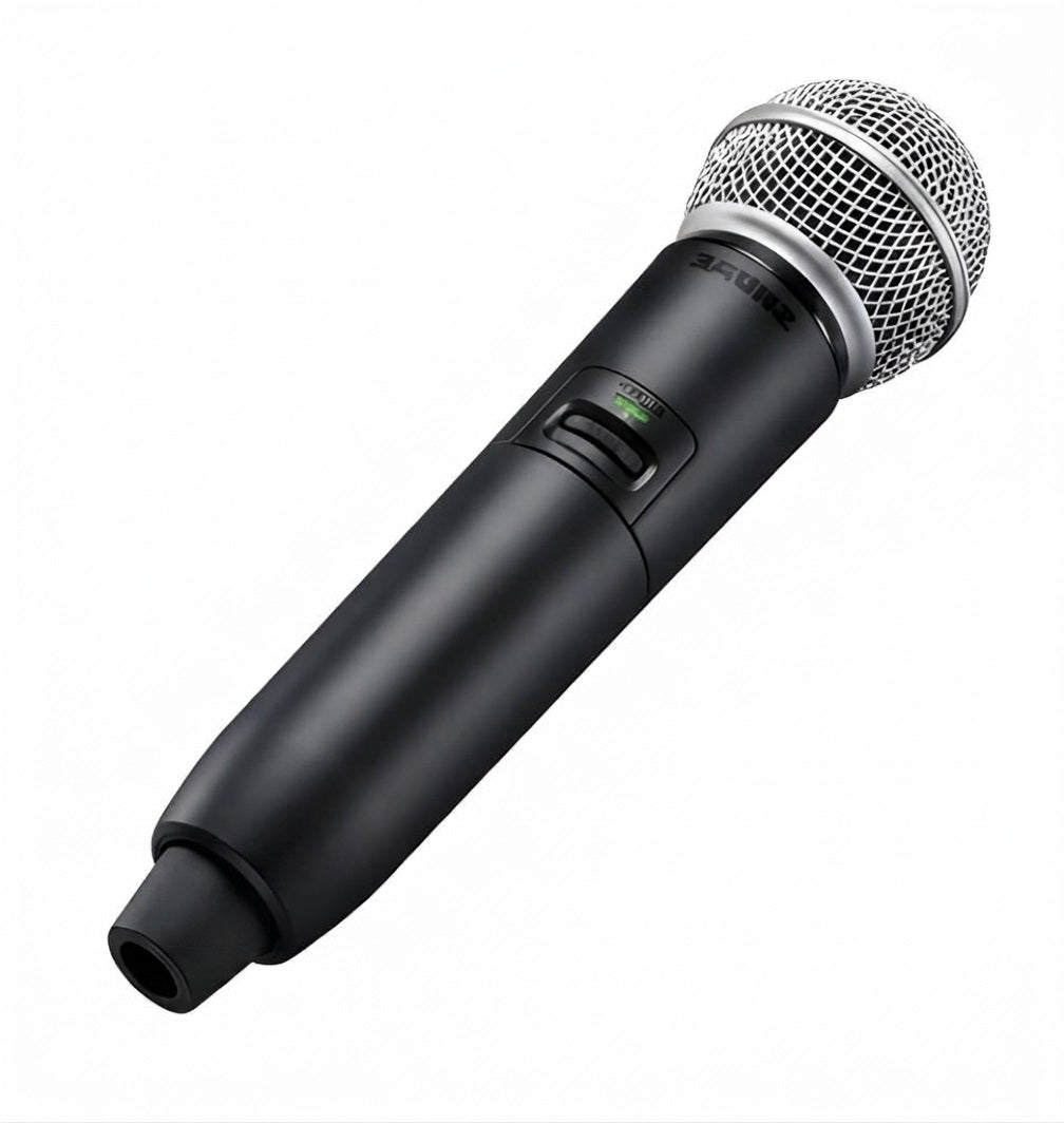 Shure GLXD2+/B58A Dual Band Wireless Handheld Transmitter with BETA 58A Capsule (Z3: 2.4/5.8GHz)