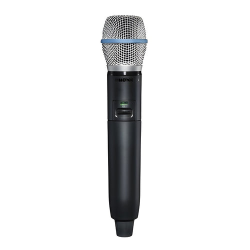 Shure GLXD2+/B87A Dual-Band Wireless Handheld Transmitter with BETA 87A Microphone (Z3: 2.4, 5.8 GHz)