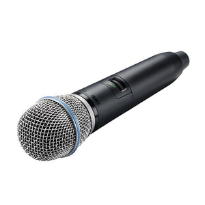 Shure GLXD2+/B87A Dual-Band Wireless Handheld Transmitter with BETA 87A Microphone (Z3: 2.4, 5.8 GHz)