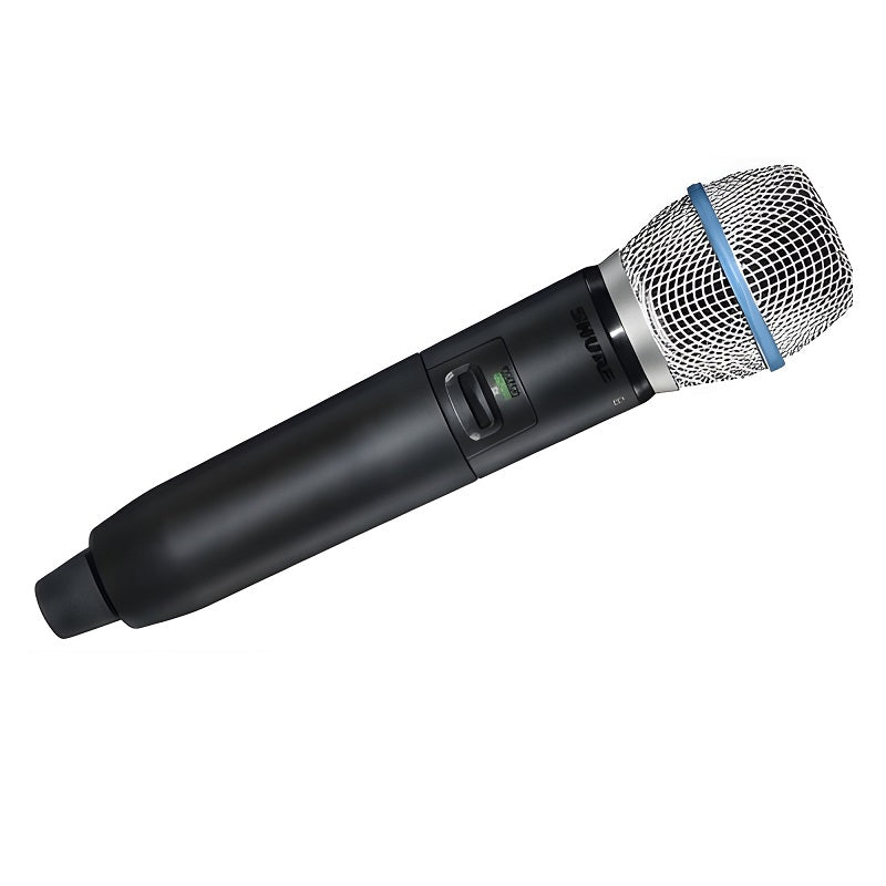 Shure GLXD2+/B87A Dual-Band Wireless Handheld Transmitter with BETA 87A Microphone (Z3: 2.4, 5.8 GHz)