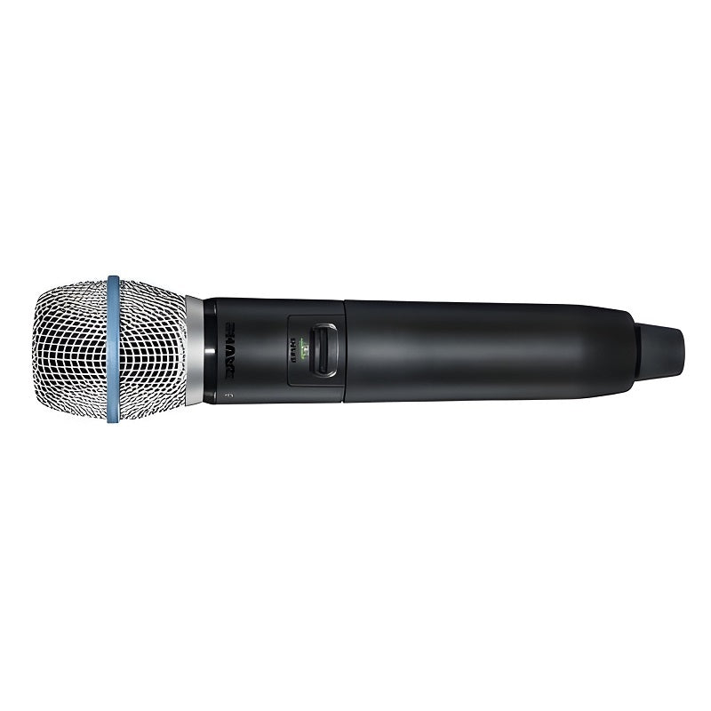 Shure GLXD2+/B87A Dual-Band Wireless Handheld Transmitter with BETA 87A Microphone (Z3: 2.4, 5.8 GHz)