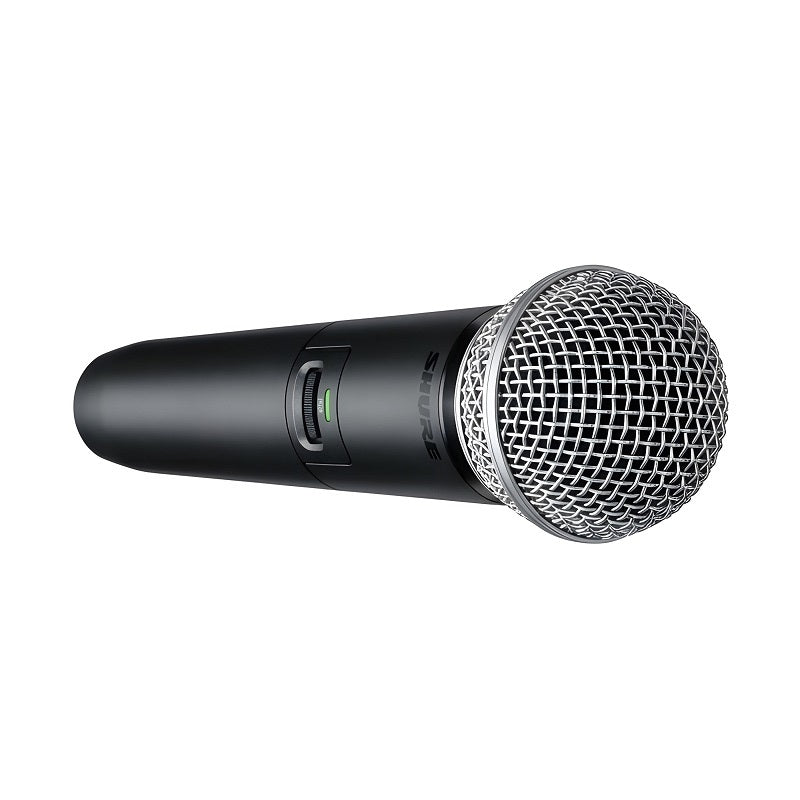 Shure GLXD2+/SM58 Dual-Band Wireless Handheld Transmitter with SM58 Microphone (Z3: 2.4, 5.8 GHz)