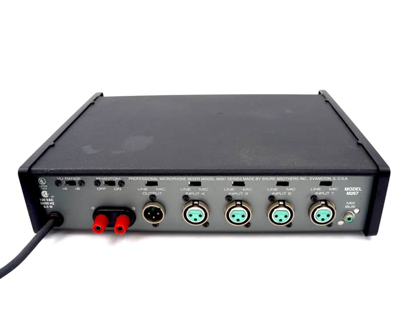 Shure M267 4-Channel Microphone Mixer