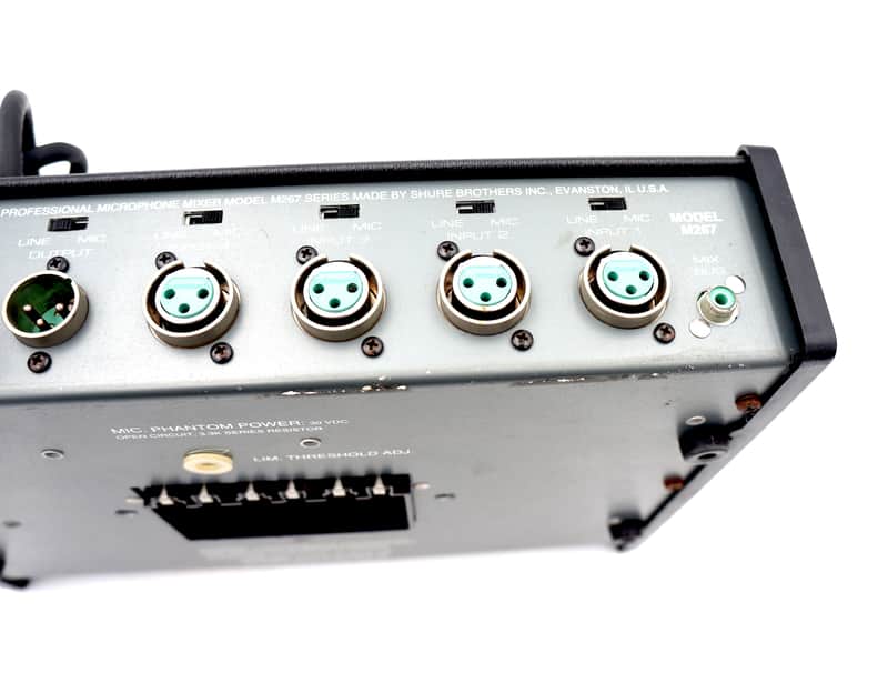 Shure M267 4-Channel Microphone Mixer